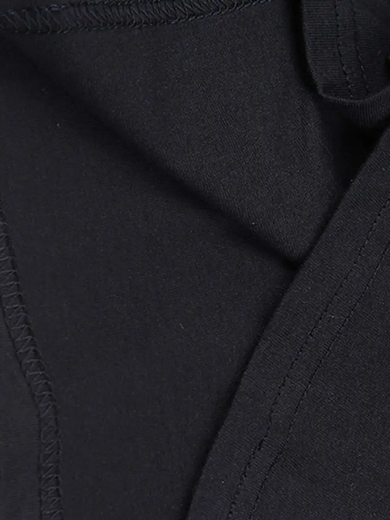 Tyra – Elegante camiseta de algodón negra