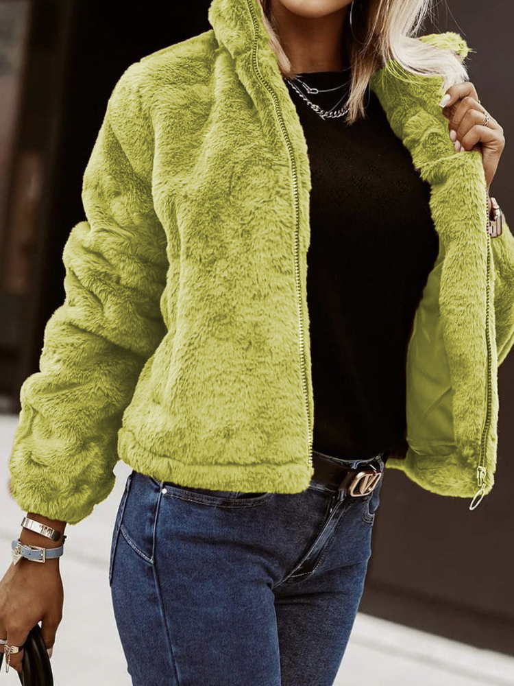 Verna - Chaqueta oversize de forro polar suave y cálida