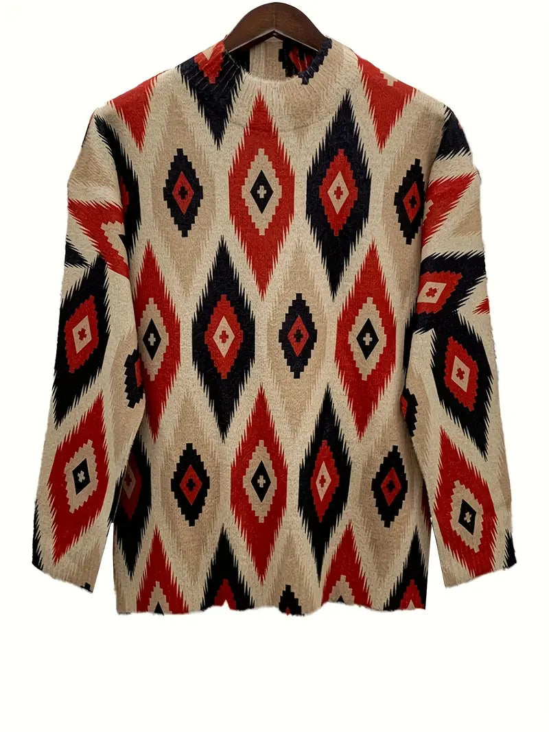 Ulrike – Jersey estampado geométrico